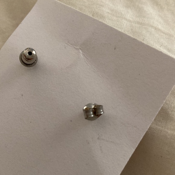 5/$25 Red and yellow lacquered lucite ball pierced earrings - Picture 3 of 4